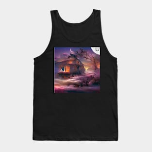 OLD QUIET HOUSE ON HALLOWEEN OR IS IT ? Tank Top